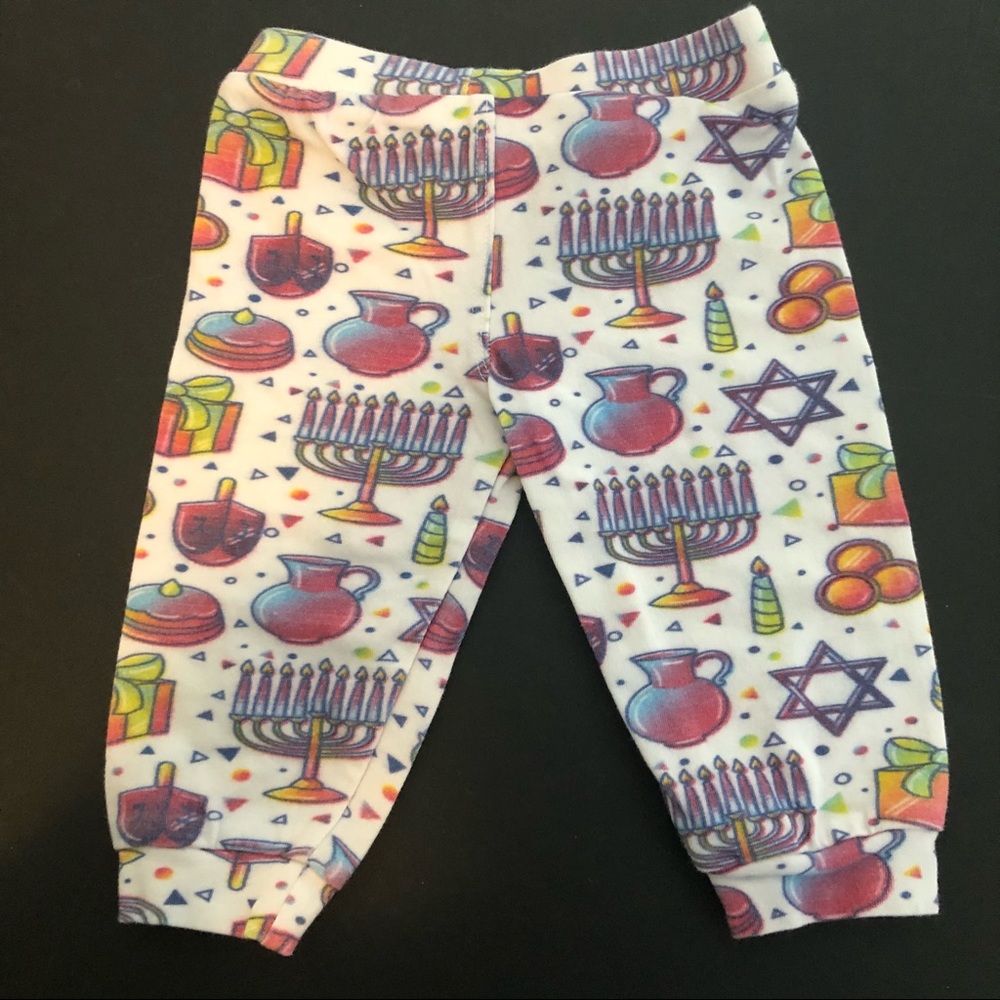 Unique Baby Girls Hanukkah Leggings size 6 months